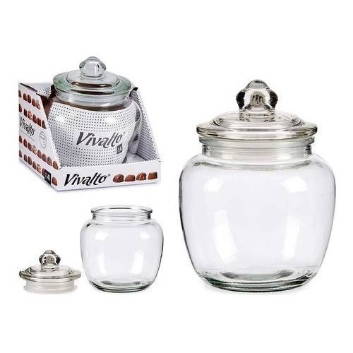 BOTE VIDRIO VIVALTO HERMETICO 1.4L